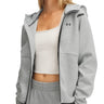 Felpe Donna Under Armour - Maglia Ua Unstoppable Fleece Full-Zip - Grigio
