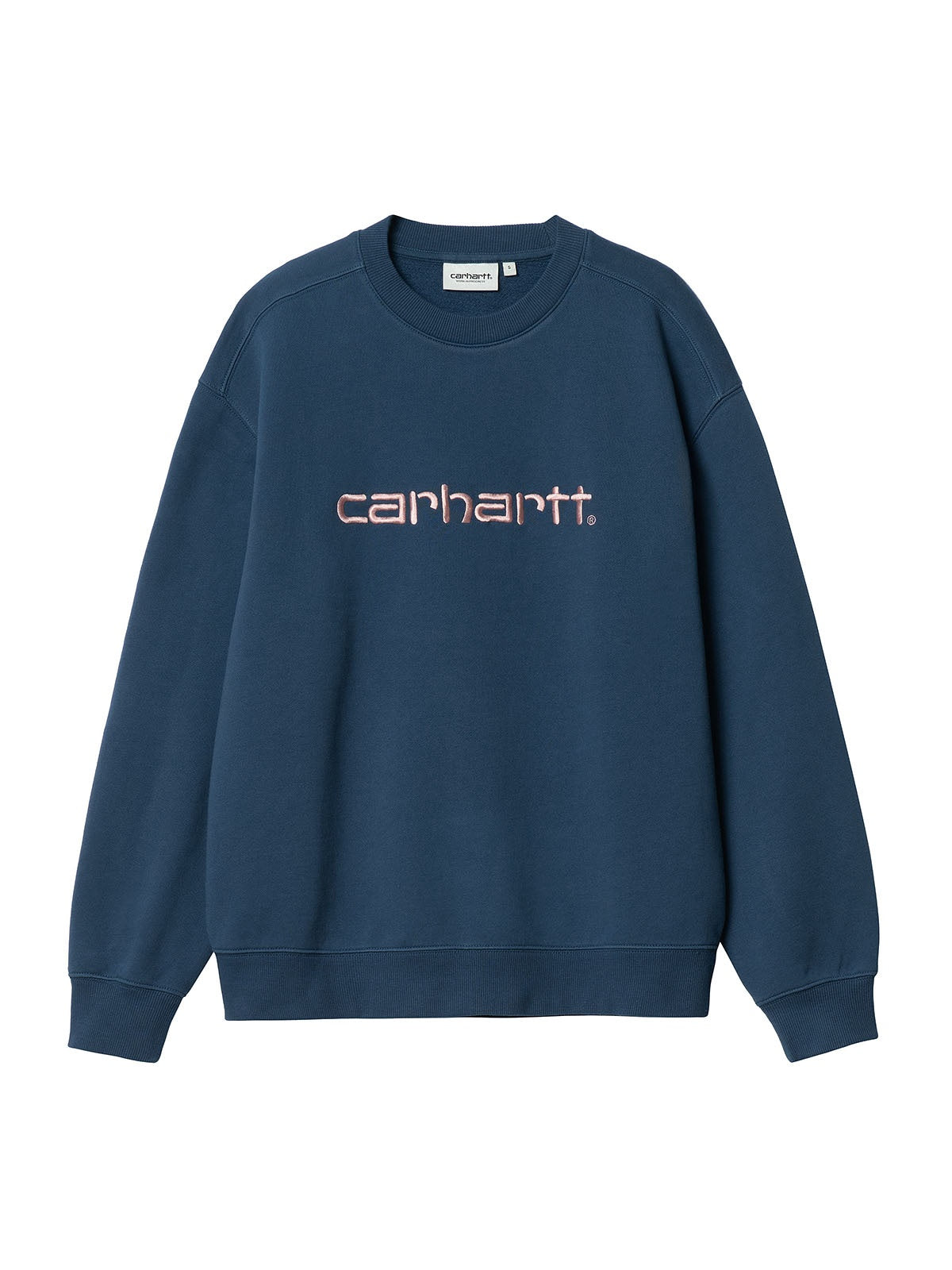 Felpe senza cappuccio Donna Carhartt Wip - W' Carhartt Sweatshirt - Blu