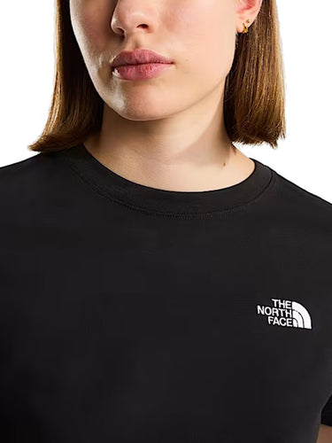T-shirt Donna The North Face - T-Shirt Evolution Simple Dome Slim - Nero