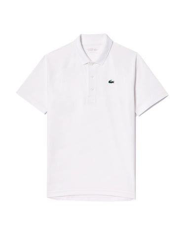 Polo Uomo Lacoste - Polo Da Golf Regular Fit Uv Protect - Bianco