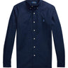 Camicie casual Uomo Ralph Lauren - Camicia In Popeline Stretch Slim-Fit - Blu