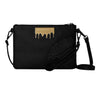 Borse a mano Unisex Sprayground - Pochette Con Tracolla Gold Brick Luxe - Nero