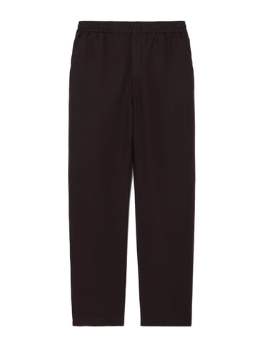 Pantaloni Uomo Lacoste - Pantaloni Chino Regular Fit In Lino - Marrone