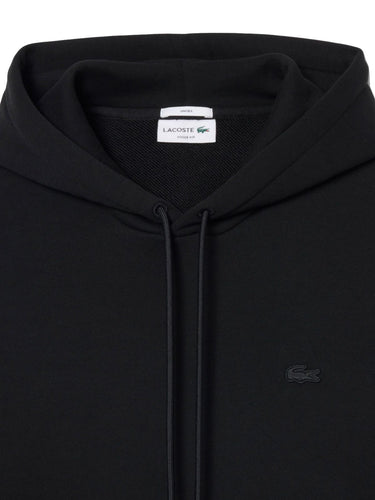 Felpe con cappuccio Uomo Lacoste - Felpa Con Cappuccio Tessuto Pesante - Nero