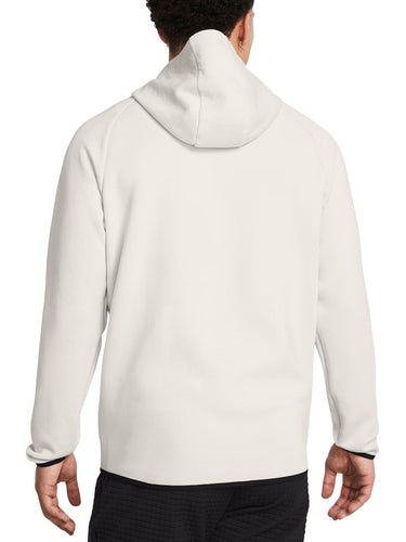 Felpe Uomo Under Armour - Felpa Con Cappuccio Ua Unstoppable Fleece Full-Zip - Bianco