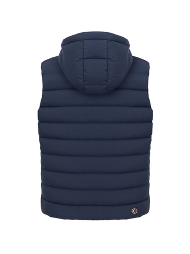 Gilet Uomo Colmar - Gilet Con Cappuccio Staccabile - Blu