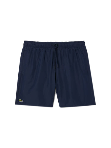 Pantaloncini e calzoncini Uomo Lacoste - Pantaloncini Da Bagno Monocromatici Media Lunghezz - Blu