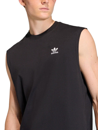 Canotte Uomo Adidas - Canotta Trefoil Essential - Nero