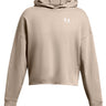 Felpe Donna Under Armour - Felpa Con Cappuccio Ua Rival Terry Oversized - Beige