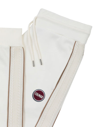 Pantaloni Donna Colmar - Joggers Con Motivo A Treccia - Avorio