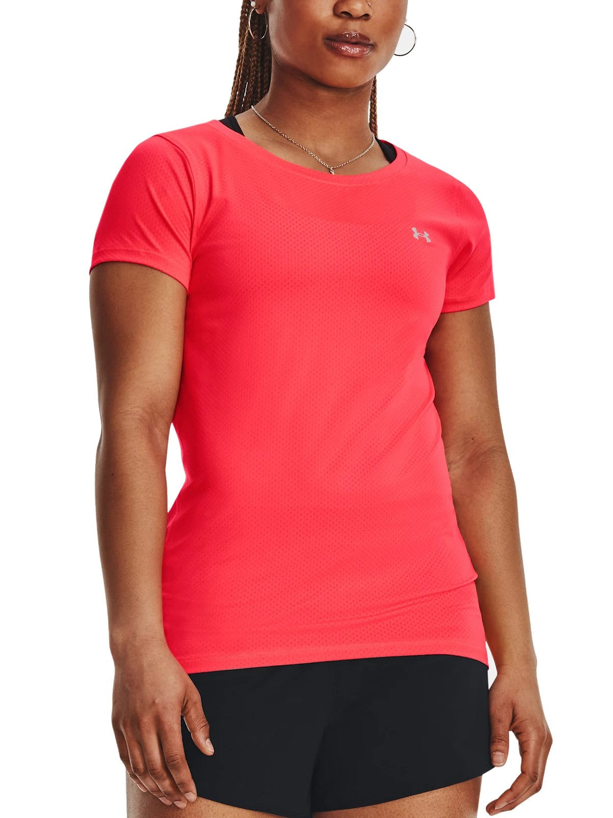 T-shirt Donna Under Armour - Heatgear® Armour Ss T-Shirt - Rosso