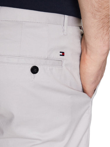 Pantaloncini Uomo Tommy Hilfiger - Shorts Chino 1985 Collection Slim Fit - Grigio