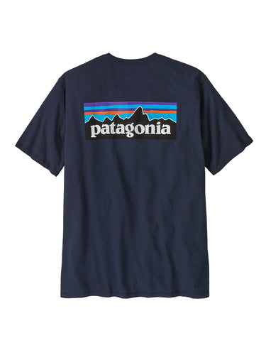 T-shirt Uomo Patagonia - Men's P-6 Logo Responsibili-Tee® - Blu
