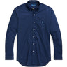 Camicie casual Uomo Ralph Lauren - Custom Fit Stretch Poplin Shirt - Blu