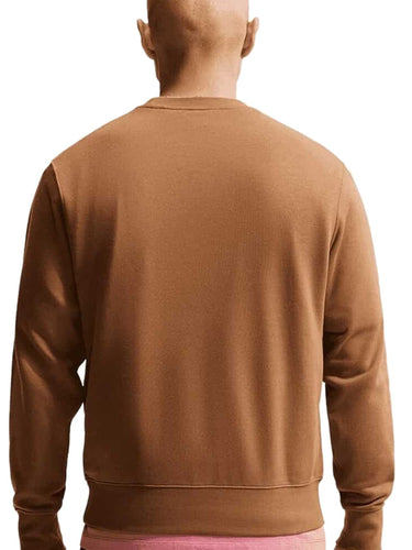 Felpe senza cappuccio Uomo Nike - Maglia A Girocollo In French Terry - Marrone
