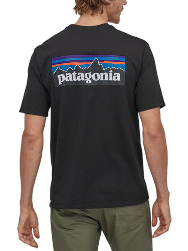 T-shirt Uomo Patagonia - Men's P-6 Logo Responsibili-Tee® - Nero