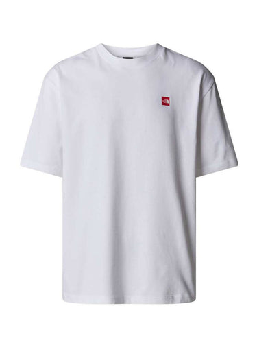T-shirt Uomo The North Face - Unisex Axys Oversized Tee - Bianco
