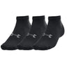 Calze Unisex Under Armour - Ua Essential Low Cut 3Pk Socks - Nero