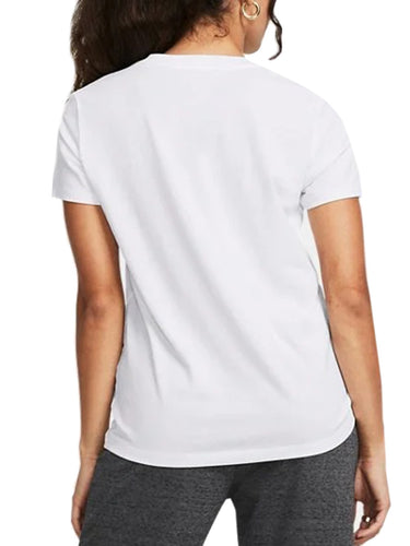 T-shirt Donna Under Armour - Maglia A Maniche Corte Ua Rival Core - Bianco