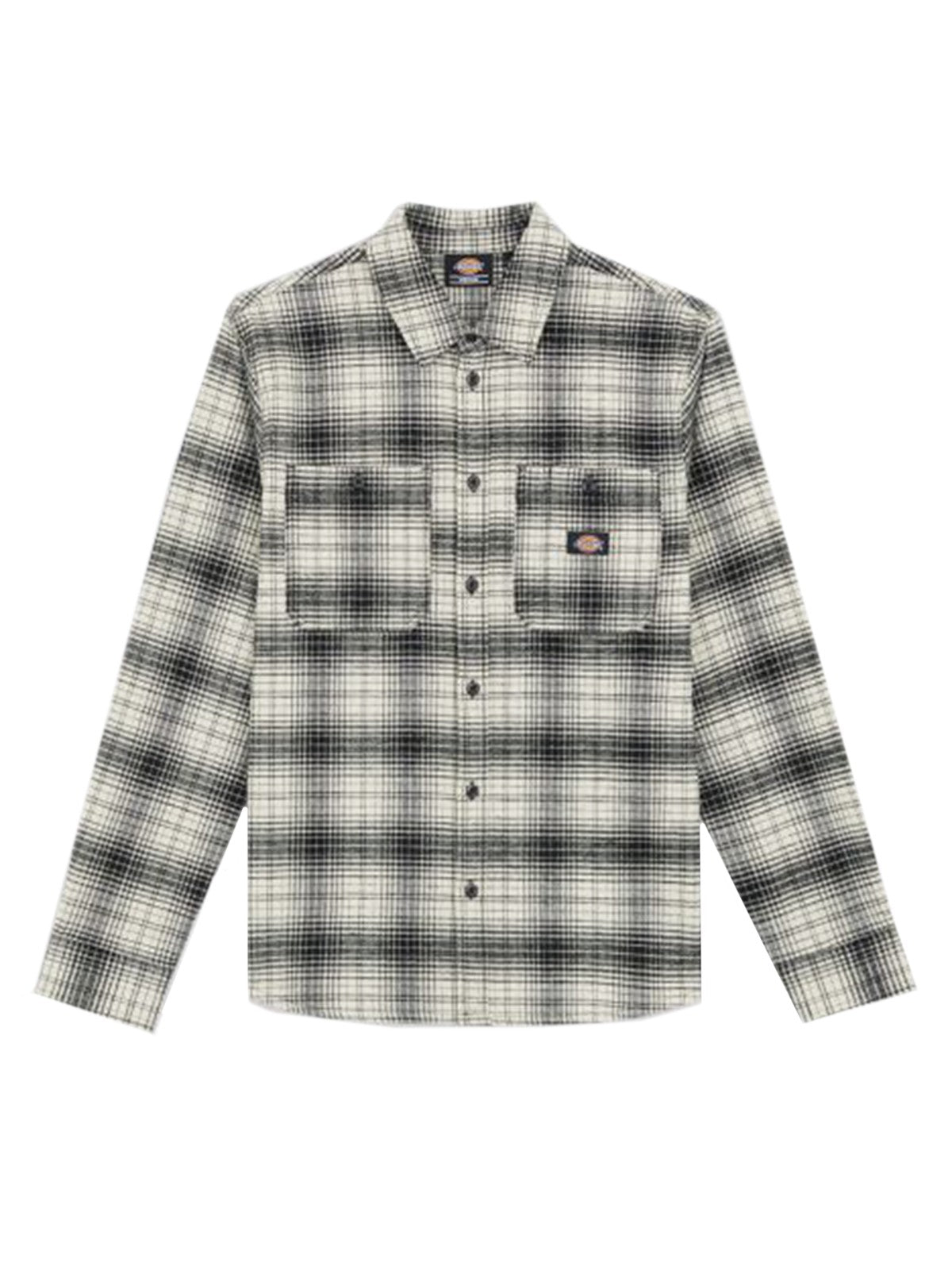 Camicie casual Uomo Dickies - Evansville Ls Shirt - Avorio