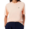 T-shirt Donna Lacoste - T-Shirt Relaxed Fit In Jersey Di Cotone Pima - Rosa