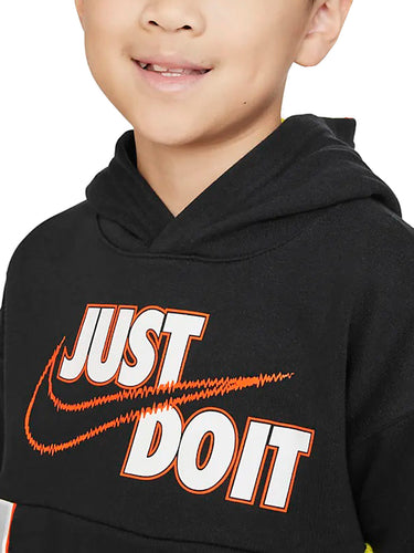 Felpe con cappuccio Bambino Nike - B Nsw Lbr Po Hoody - Nero