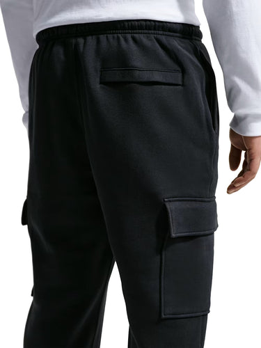 Pantaloni Uomo Nike - Pantaloni Nike Club Cargo In Fleece - Nero