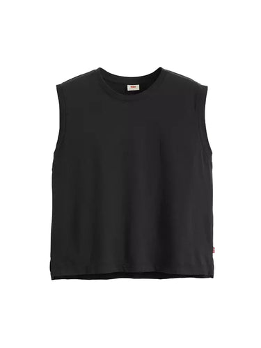 Canotte e top Donna Levi's - Canotta Squadrato - Nero