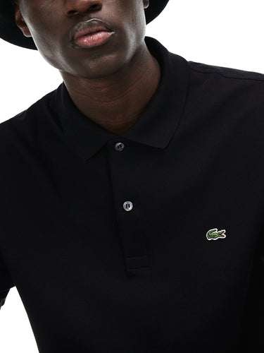 Polo Uomo Lacoste - Polo Regular Fit In Cotone Pima Lacoste - Nero