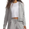 Felpe con cappuccio Donna Under Armour - Felpa Zip Ua Sport Terry - Grigio