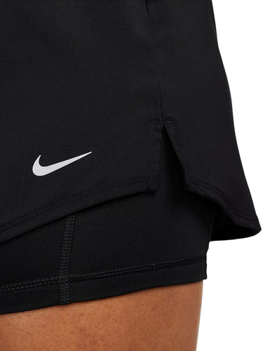 Pantaloncini Uomo Nike - Shorts Nike One Dri-Fit 2 In 1 - 8Cm - Nero
