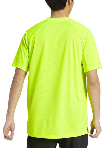 Magliette Uomo Adidas - T-Shirt Club Climacool - Verde