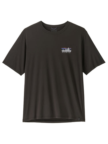 T-shirt Uomo Patagonia - M's Capilene Cool Daily Shirt '73 Sklyine - Nero