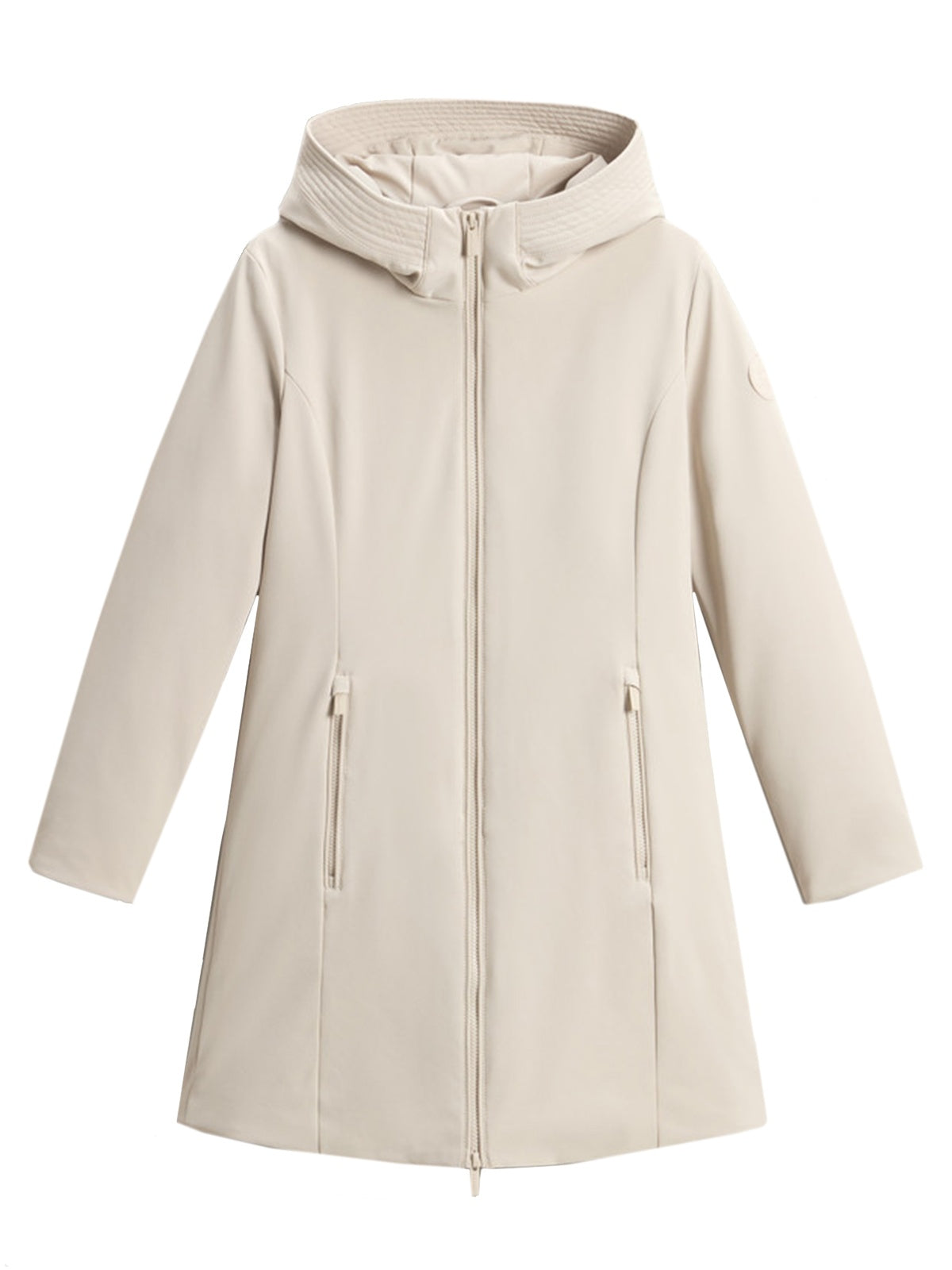 Giacche Donna Woolrich - Firth Parka In Tech Softshell - Avorio