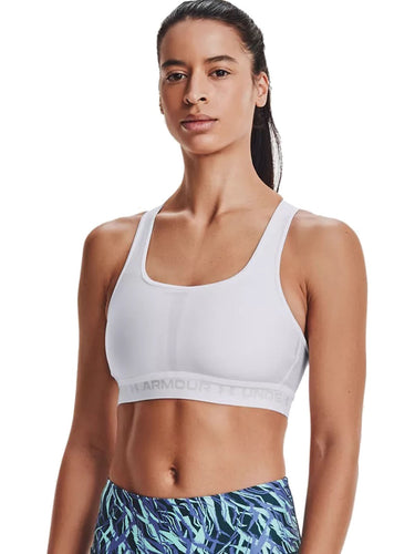 Reggiseni sportivi Donna Under Armour - Reggiseno Sportivo Armour® Mid Crossback - Bianco