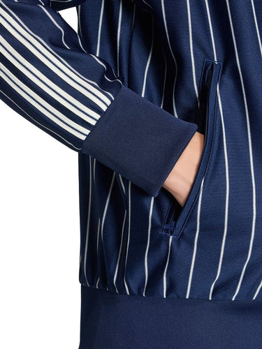 Felpe senza cappuccio Uomo Adidas - Felpa Firebird Pinstripes Track Top - Blu