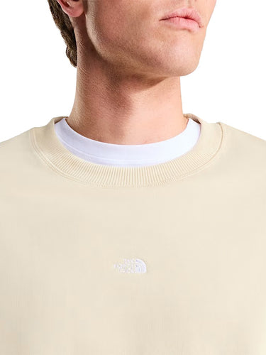 Felpe senza cappuccio Uomo The North Face - Felpa Essential Light Relaxed Crew - Beige