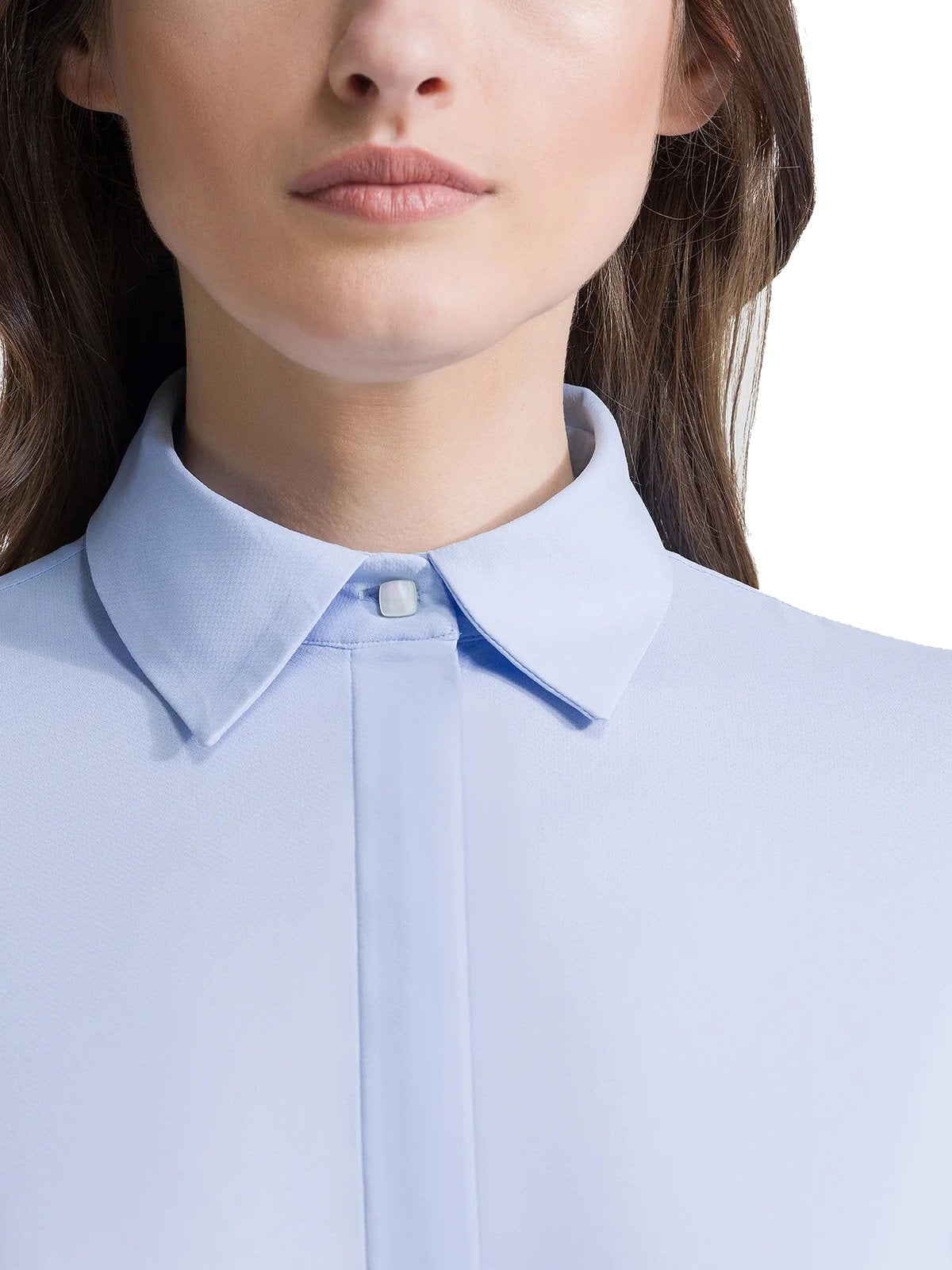 Bluse e camicie Donna RRD - Oxford Plain Wom Shirt - Celeste