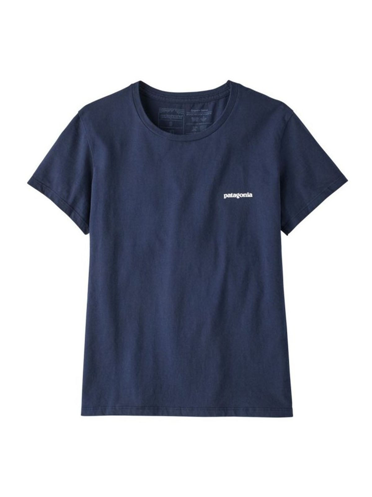 Patagonia Woman T-Shirt - P-6 Mission Organic Tee - Blue