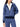 Felpe con cappuccio Donna Lacoste - Felpa Con Cappuccio Monogramma Jacquard - Blu
