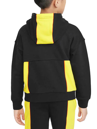 Felpe con cappuccio Bambino Nike - B Nsw Lbr Po Hoody - Nero