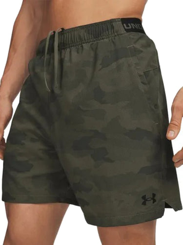 Pantaloncini Uomo Under Armour - Short Ua Vanish Woven 2.0 Printed - Verde militare