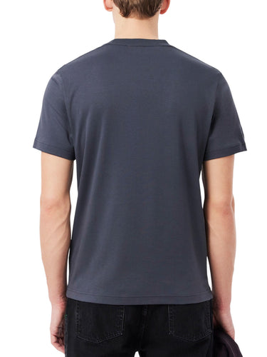 T-shirt Uomo Lacoste - T-Shirt Con Firma Ricamata - Grigio