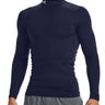 Maglie Uomo Under Armour - Maglia Coldgear® Compression Mock - Blu