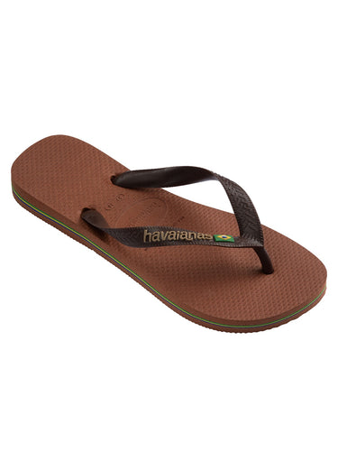 Infradito Uomo Havaianas - Brasil Logo - Marrone