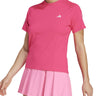 Magliette Donna Adidas - T-Shirt Tennis Club 3 Stripes Climacool - Magenta