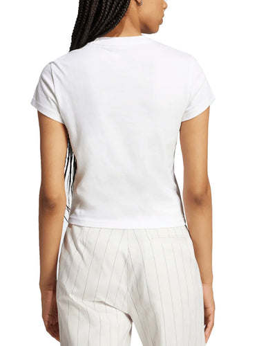 T-shirt Donna Adidas - T-Shirt Essentials Slim - Bianco