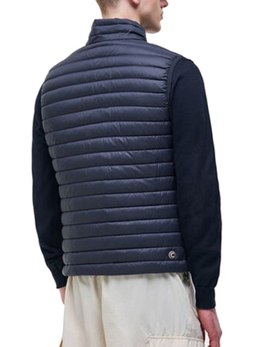 Gilet Uomo Colmar - Gilet In Piuma Leggera Natural Down - Blu