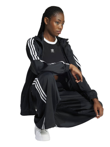 Pantaloni Donna Adidas - Track Pants Adicolor Satin Wide Leg - Nero