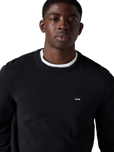 Maglioni Uomo Levi's - Maglia Housemark Leggera - Nero